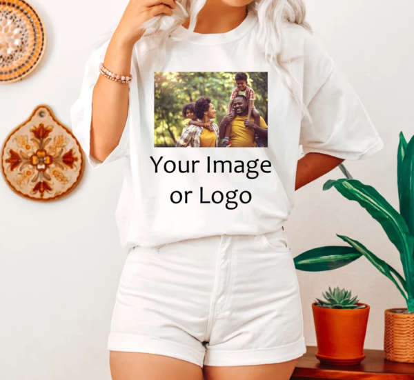 Custom Photo shirt, Unisex T-Shirt - Image 2