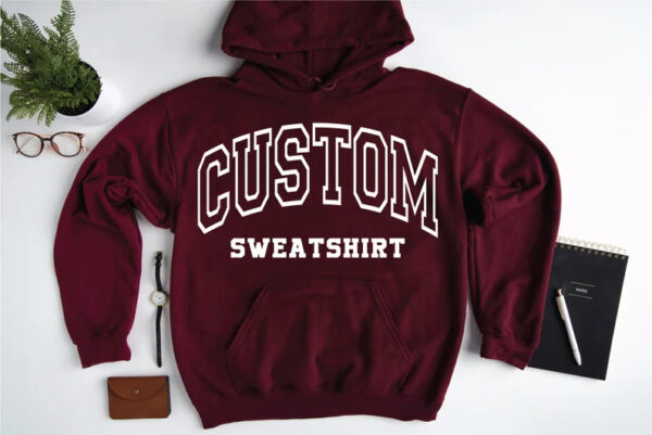 Personalized Hoodie & Text On Sweater