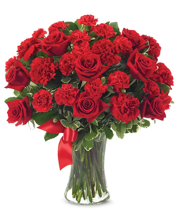 One Dozen Long Stemmed Red Roses