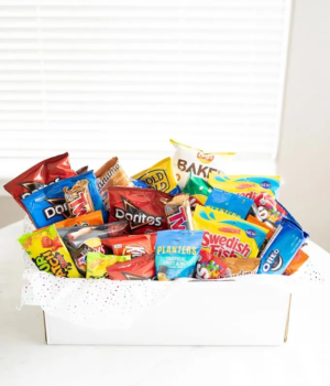 Deluxe Chips, Candy, & Snacks Gift Box - Image 2