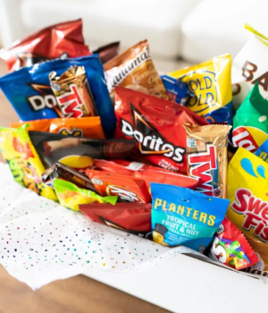 Deluxe Chips, Candy, & Snacks Gift Box - Image 3