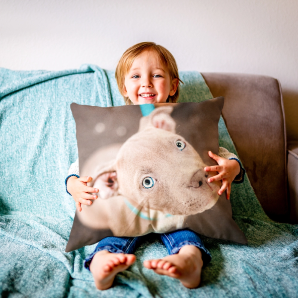 Photo Pillow 18x18 with Custom Image - Image 2