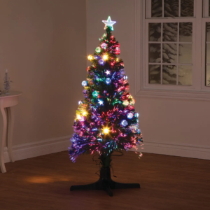 5' Spinning Fiber Optic Tree - Image 2