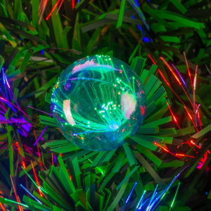 5' Spinning Fiber Optic Tree - Image 3