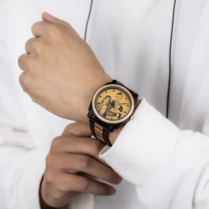 Personalized Men's Wooden Photo Watch - Image 4