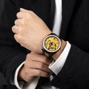 Personalized Men's Wooden Photo Watch - Image 5