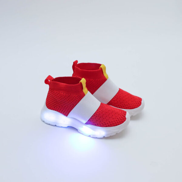 Light Up Sonic Shoes for Kids | Emeralds and Power Rings - Image 3