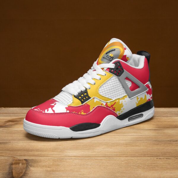 Kicxs Chiefs High-Top Sneakers -White Sole