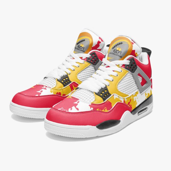 Kicxs Chiefs High-Top Sneakers -White Sole - Image 2