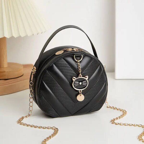 Cross Small Round Shoulder Bag