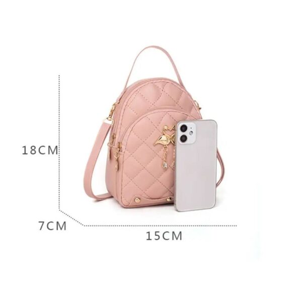 Mini Backpack for Women Cute Swan Hanging - Image 6