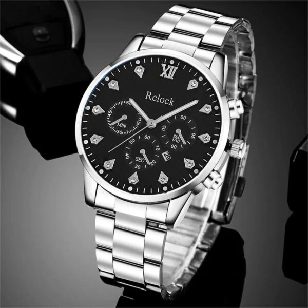 3PCS Set Fashion Mens Business Watches - Image 5