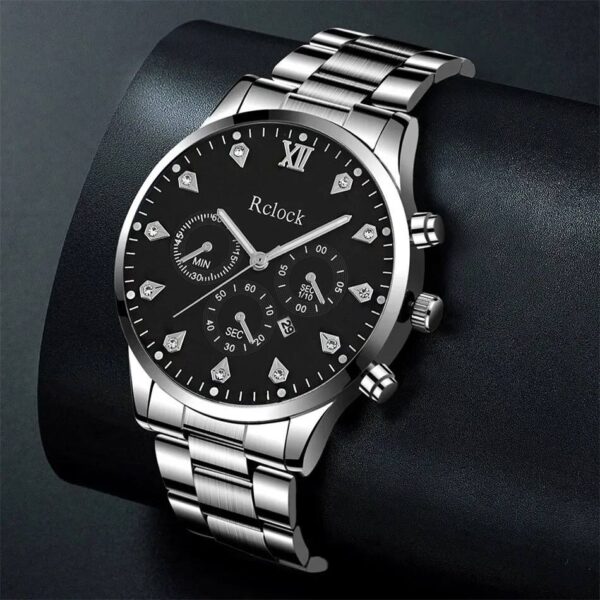 3PCS Set Fashion Mens Business Watches - Image 4