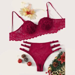 Bras Set Sexy V-Neck Underwear Set - Image 5