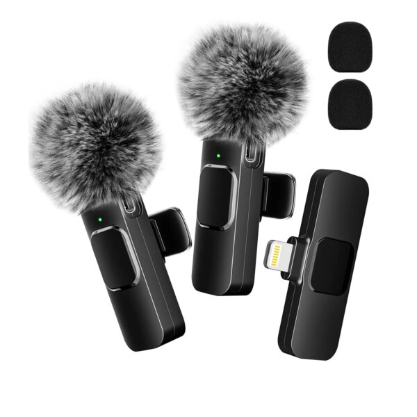 NEW Wireless Lavalier Microphone Audio Video Recording