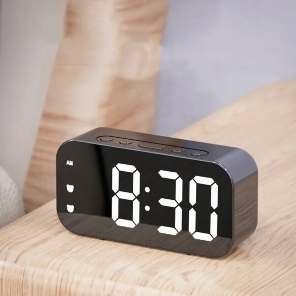 Digital Clock Dual Alarms Temperature Table Clock