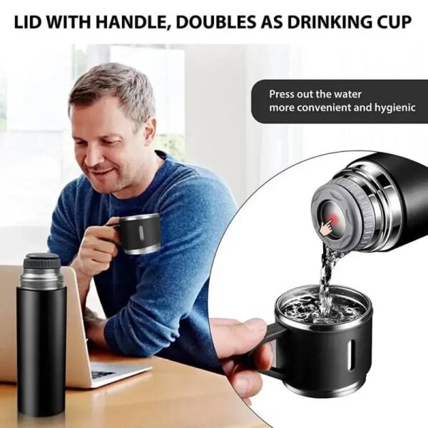 500ML Business Style Coffee Mug with Vacuum - Image 5