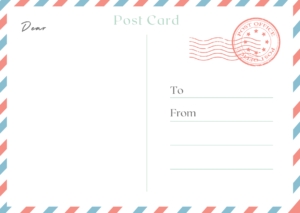 Customized Letter Note Card