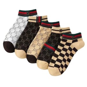 5 Pair Men's Summer Thin Socks Absorbent