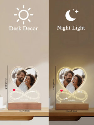 Custom Acrylic Heart Picture Frame - Image 5